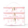3/Double Layer Toiletry Bag Nail Polish Storage Bag Cosmetic Case Organizer for Women Travel Accessories Organizer
