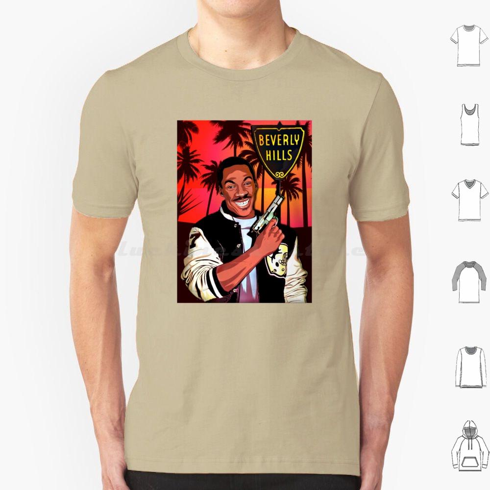 Beverly Hills Cop T Shirt Cotton Men Women DIY Print Beverly Hills Cop Eddie Murphy Comedy 80s 90s Film Movies Coming To S