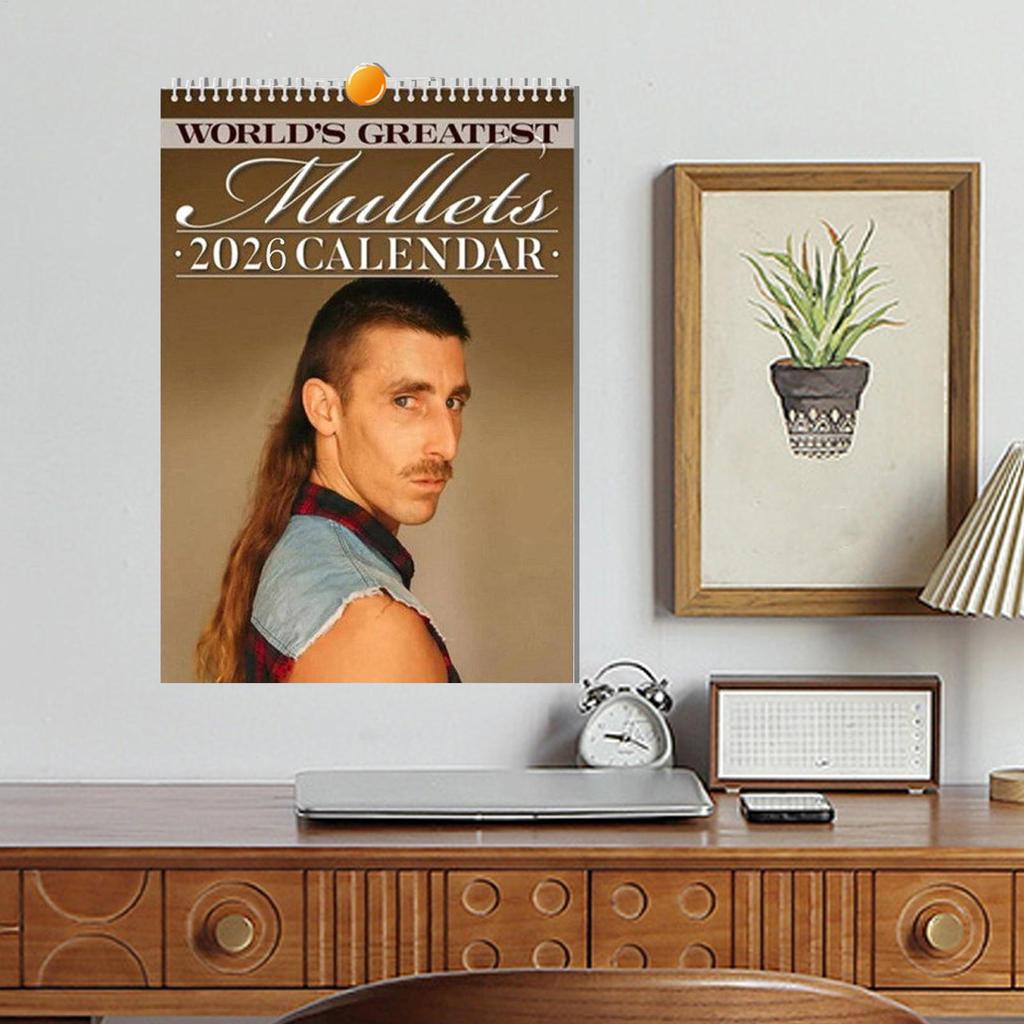 2026 Wandkalender Die größten Vokuhilas der Welt Lustiger Kalender Frisuren Kalender Tagesplaner Terminplaner Kalender