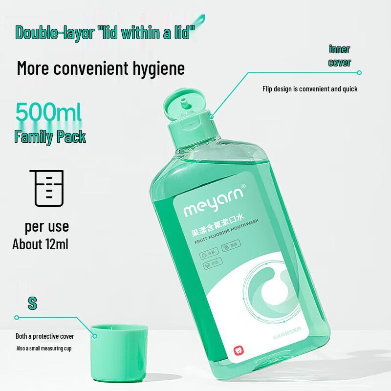 Meyarn Orthodontic Fluoride Mouthwash Duo Pack