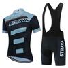 Summer Men's Cycling Clothes Cycling Clothes Breathable Short-sleeved Suits Elastic and Comfortable Mountain Bike Clothes.