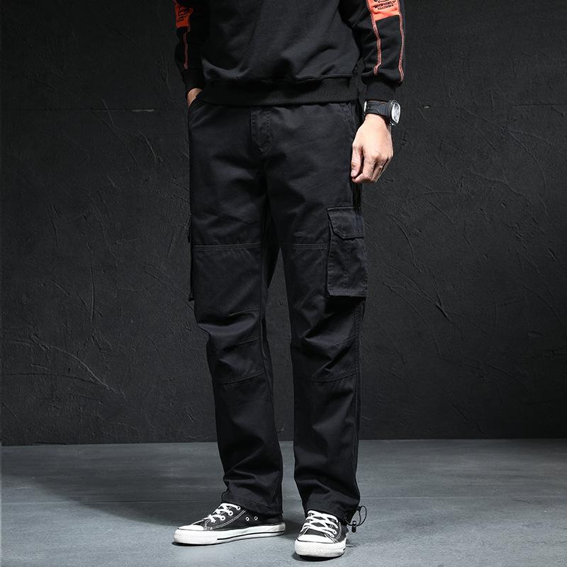 Outdoor Multi-pocket Overalls Men's Spring and Autumn Straight Loose Casual Mountaineering New Summer Thin Pants