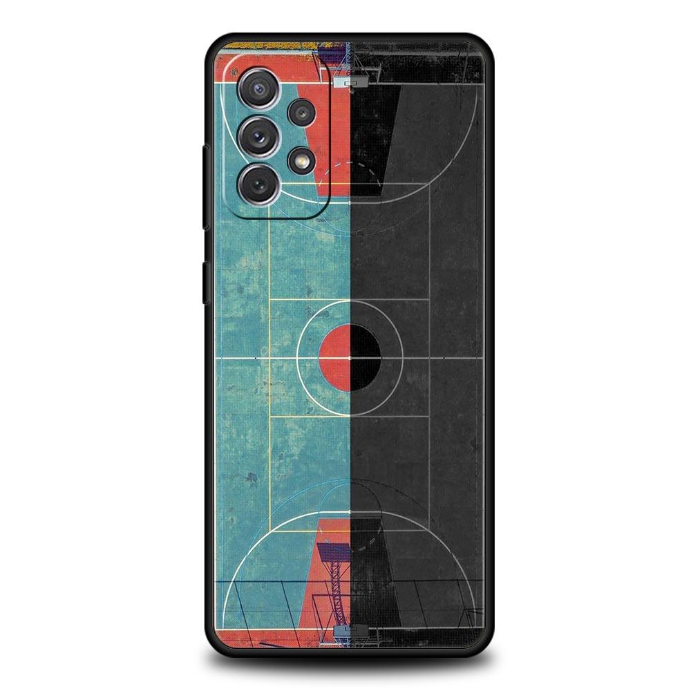 Football Basketball Tactical Board Phone Case for Samsung Galaxy A55 A35 A15 A14 A13 A25 A54 A51 A71 A72 A73 A32 A41 5G Soft TPU