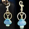 Colored Mushroom Keychain Exquisite Women'S Bag Pendant Cute Pendant Jewelry Car Keychain Trend