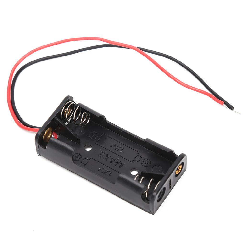 10pcs 2x 3x AAA Battery Holder Battery Power Case Plastic Box with Wire 2x AAA