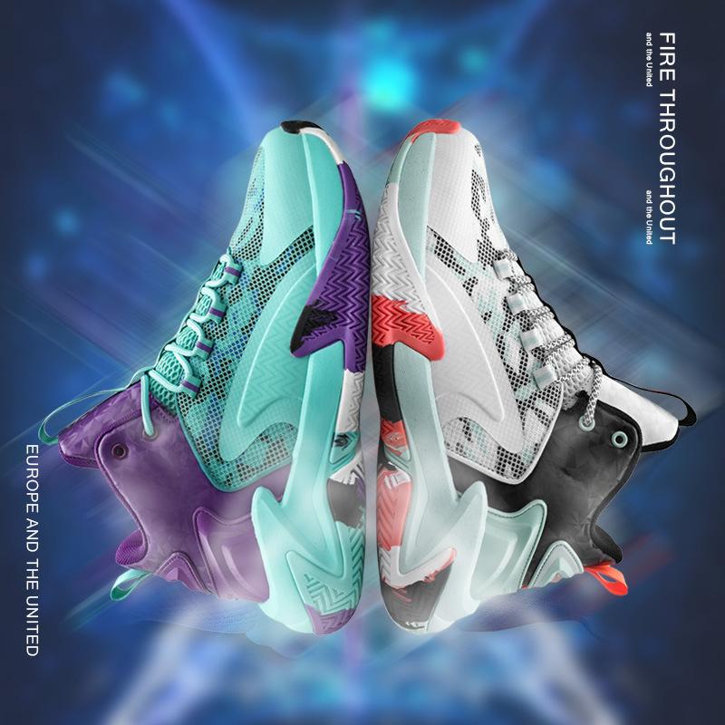 Basketball Shoes New Fashion Trend High-top Sports Shoes Youth Outdoor Sports Shoes for Men