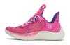 CALLE SÉSAMO x Curry 9 Flow Amortiguación, Resistente al Desgaste Caña Baja Zapatillas de Baloncesto para Niños Rosa 3024249-605