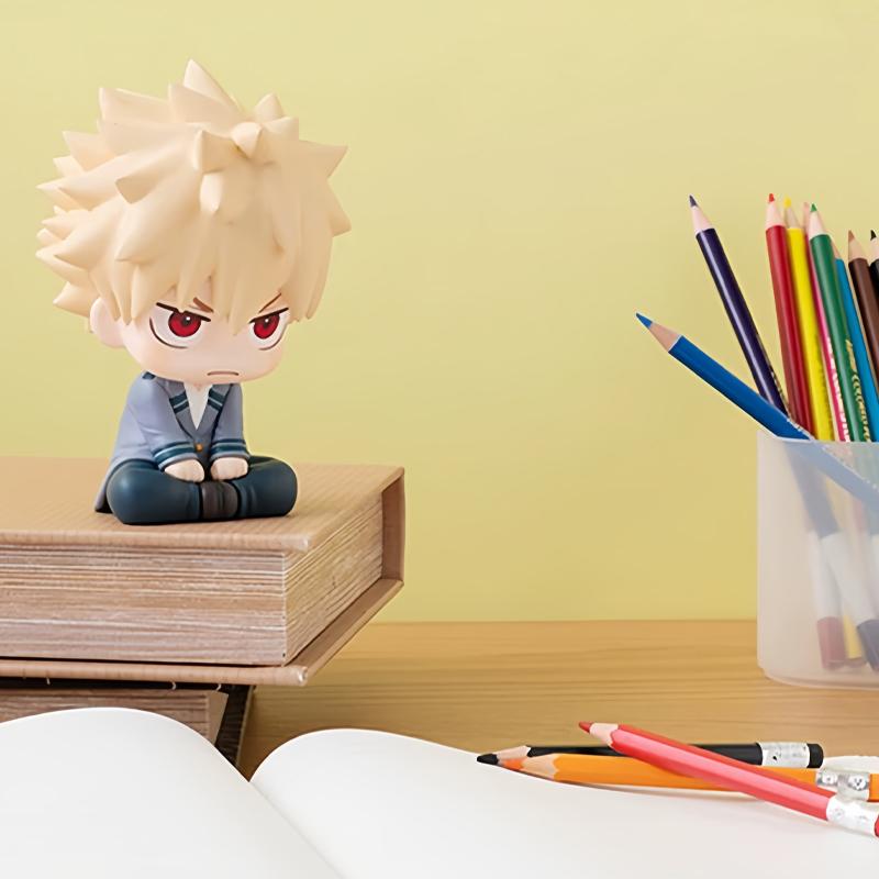 My Hero Academia Actionfiguren-Set - Midoriya Izuku Bakugo Katsuki & Todoroki So Anime Sammlerstücke für Geschenke