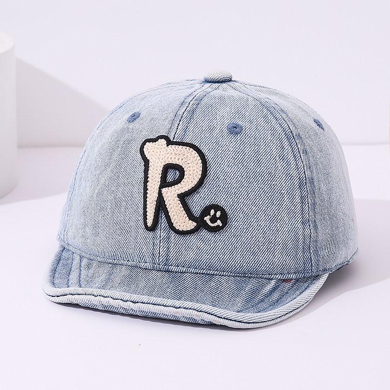 Casquette de Baseball en Jean Style Coréen INS pour Bébé - Chapeau à Visière Souple pour Garçons et Filles, Printemps/Automne