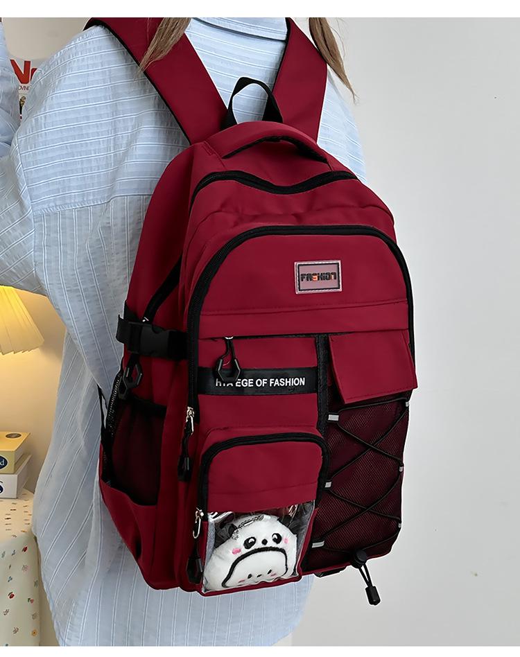 Rucksack mit großem Fassungsvermögen und wasserabweisendem Material mit Rückenschutz für Studenten und Paare