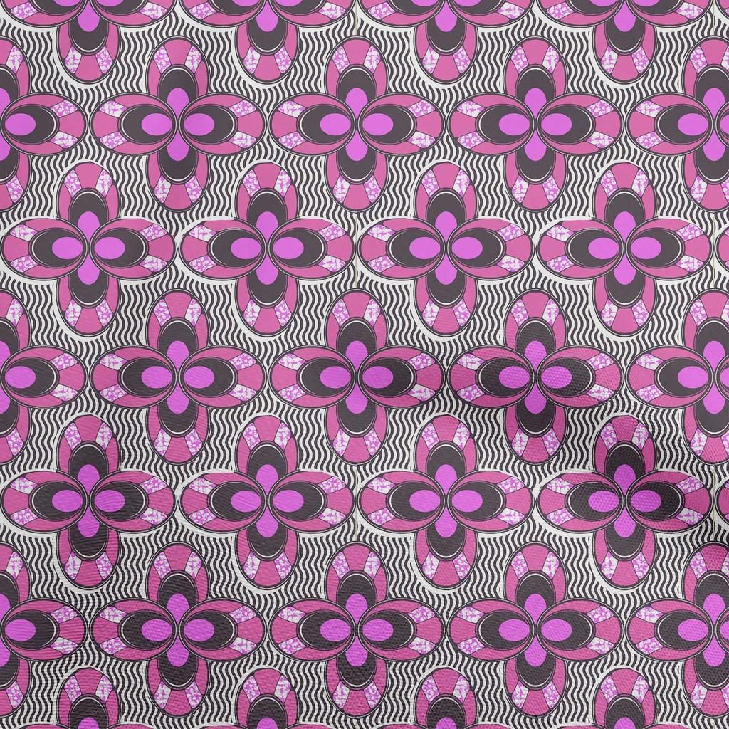 oneOone Cotton Flex Green Fabric African Sewing Material Print Fabric by The Yard 40 Inch
