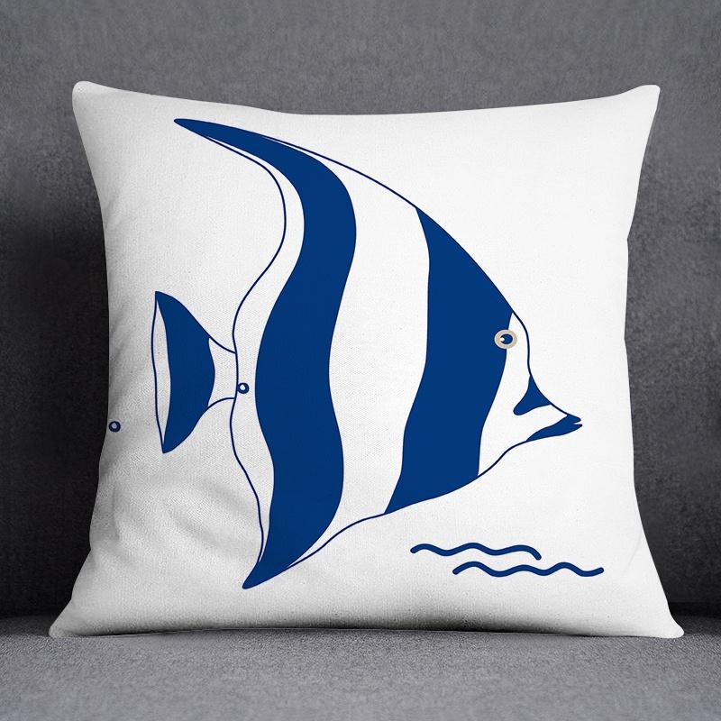 Underwater World Home Decor Pillowcase Square   Office