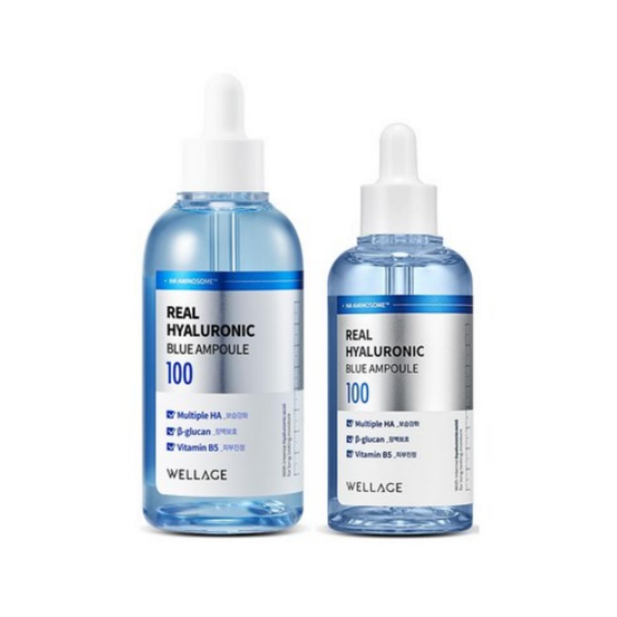

Wellage Real Hyaluronic Blue 100 Ampoule Set (100мл + 75мл)