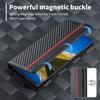 Carbon Fiber Leather Case for Samsung Galaxy S23 S22 Ultra S21 S20 FE S10 S9 S8 Plus Note20 Business Flip Card Slot Wallet Cover