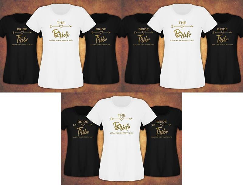 Bride Tribe Letter Print Short Sleeve T Shirt For Women Breathable Fashion Casual Wear