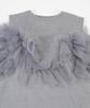 Titibait Sleeveless Tulle Docking Free ADJR6071 Women's Top, Size, Black,