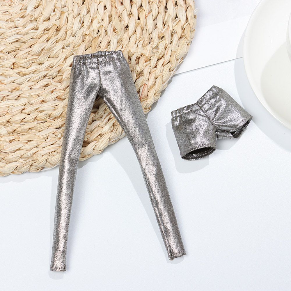 Fashion 1/6 PU Leather Doll Clothes Elastic Shorts Bottom Pants Dolls Accessories