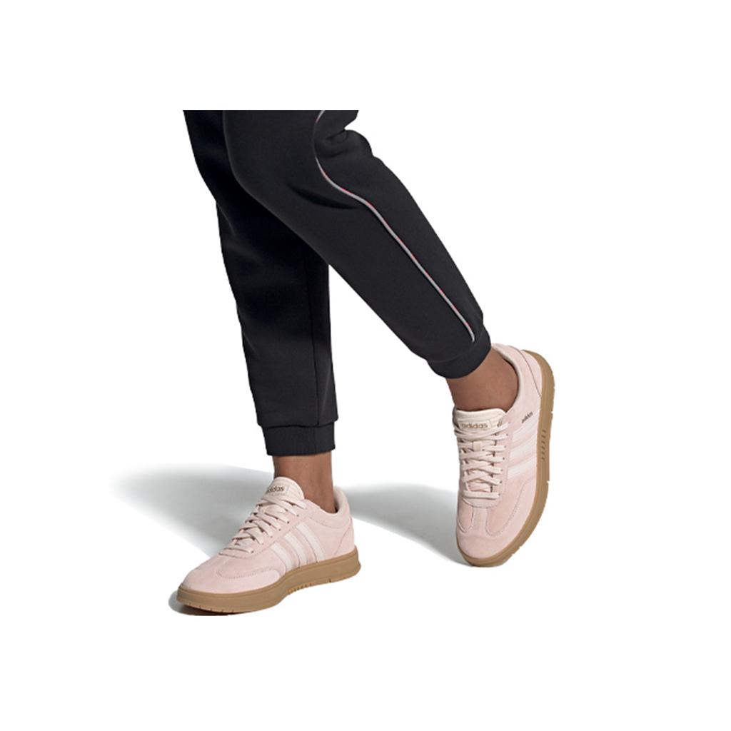 adidas Neo Gradas Synthetic Leather Retro Casual Slip-Resistant Low-Top Skate Shoes Women Sneaker Nude-Pink FW7209