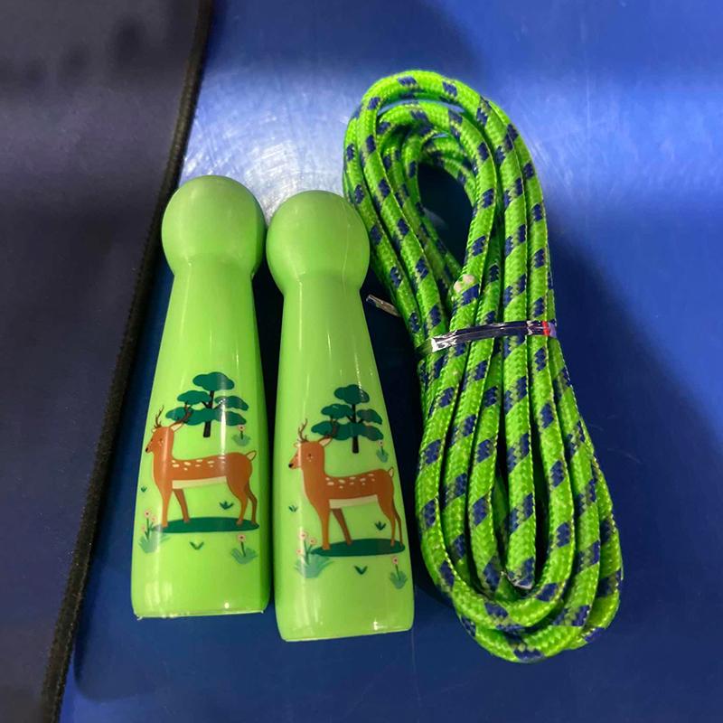 2.8M Cartoon Training Jump Rope Exercise For Children Skipping Ropes Cotton Rope Adjustable Jump Rope Primary
