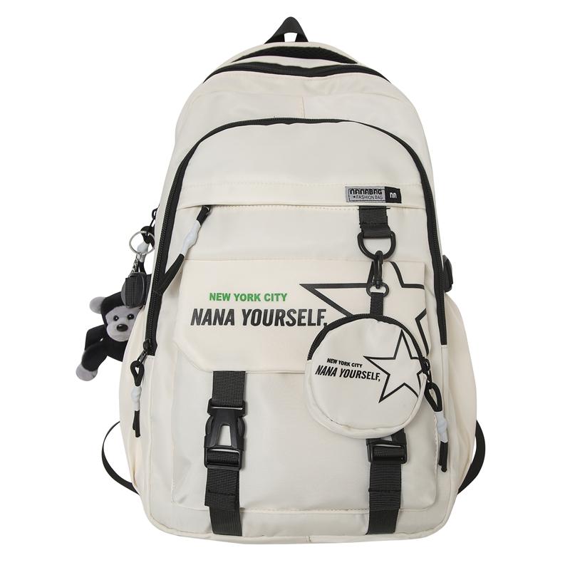 Pánský cestovní batoh Student Schoolbag Campus Style Batoh pro ženy