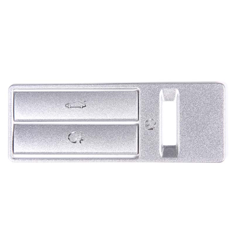 

For Jaguar XF XJ F-TYPE 2009-2015 Car indoor Tailgate Switch Button Sticker Stainless Steel Silver Auto Accessories 3 Pcs серебряный