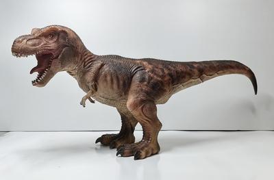 Tyrannosaurus Rex Figur, Vinylmodell, Weichvinyl, Braun, Dinosaurier-Sammlung, Große Größe