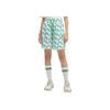 Fila Letter Mid Waist Loose Color Block Straight Casual Shorts Women Shorts F11W419804F-ZB