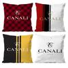 Men's clothing brands C-CANALI Pillow Case Anti-dustmite Pillowcase Invisible zipper silky short plush Sofa cushion cover