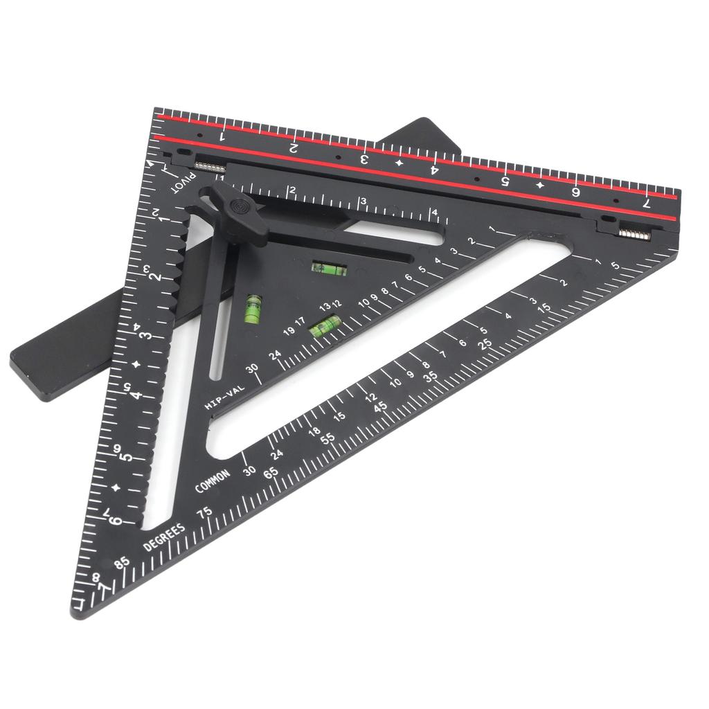 Carpenter Square Plastic 90 Degree Multipurpose Folding Framing Square for Woodworking Projects Furniture Architectural