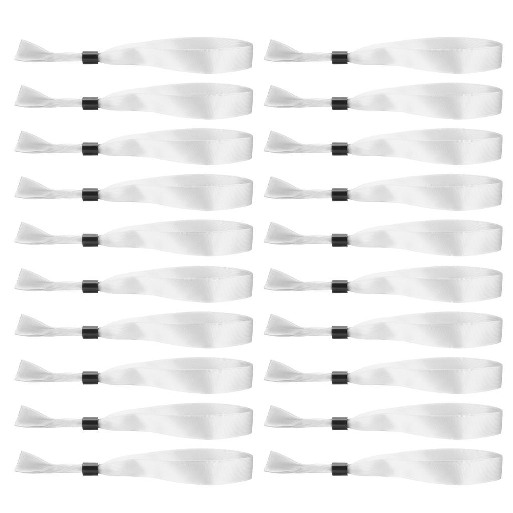 20pcs Wrist Bands Cloth Event Wristbands VIP Wrist for Events Disposable Wristbands Events Colored Wrist Bands Concert Party