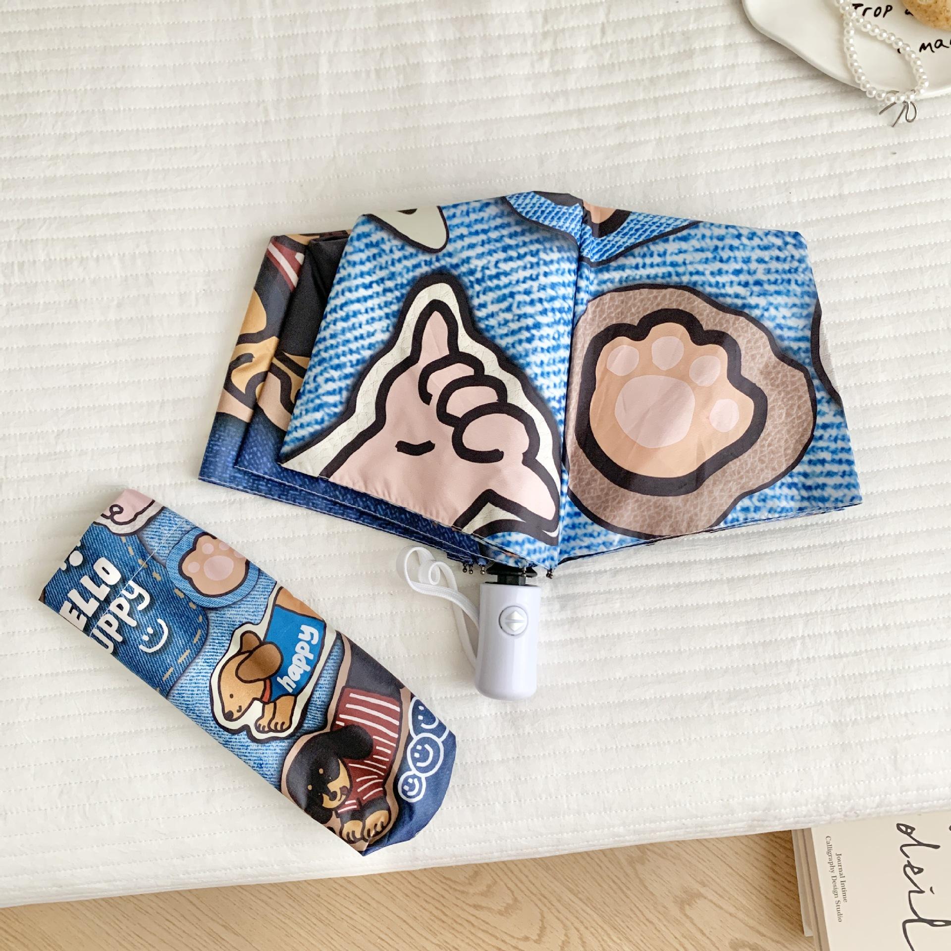 

Солнцезащитный зонт для женщин автоматический защита от солнца и ультрафиолета зонт от солнца двойного назначения маленький и портативный зонт от солнца