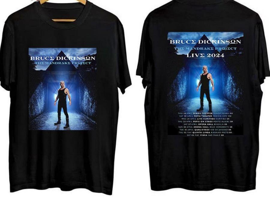 Bruce Dickinson The Mandrake Project Merch, Iron Maiden Bruce Dickin shirt XXXXL