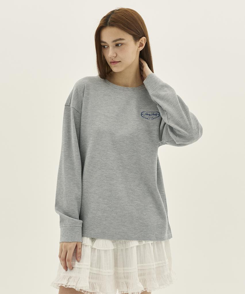 JUCYJUDY Semi-Oversized Waffle T-Shirt J1Ts020J