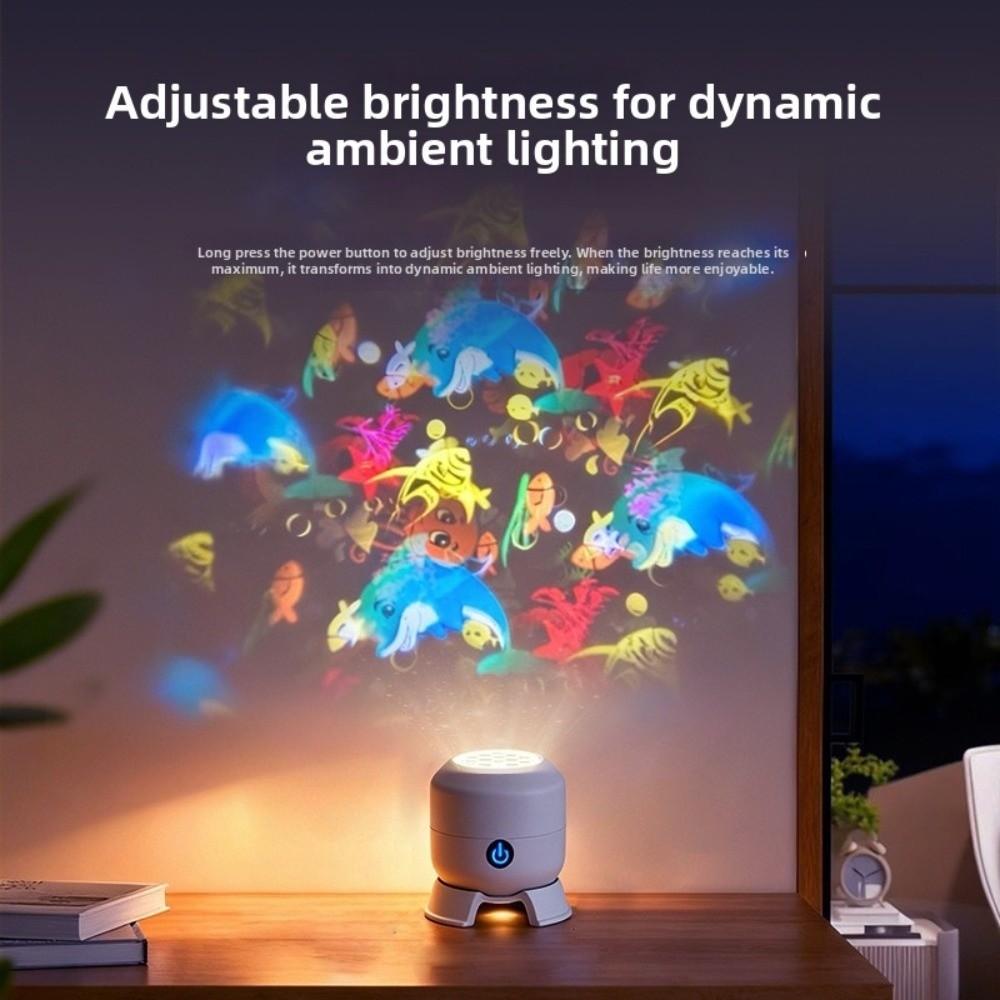 Ocean Christmas Projector Light Snowflakes Indoor Ambient Lamp Night Light  for Bedrooms