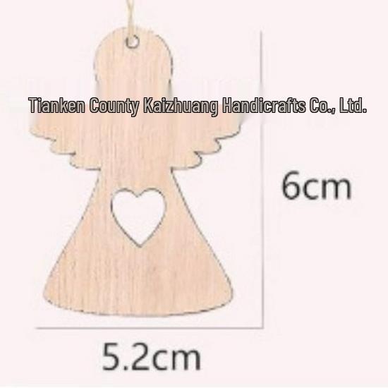 Boxed Wooden Christmas Snowflake Pendants: Laser-Engraved Hollow Ornaments