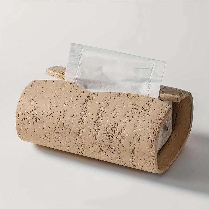 Resin Facial Tissue Holder Covers Toilet Paper Holder Paper Dispenser Home Decor for Bathroom Kitchen Bedroom Living Room