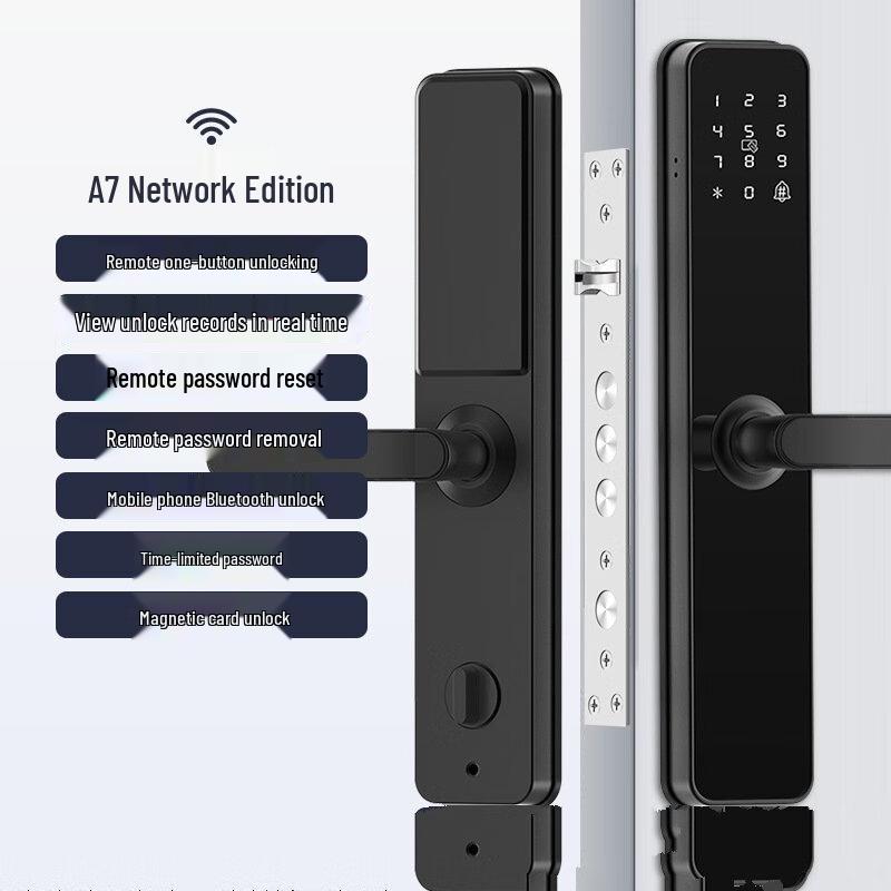 Обновленный умный Wi-Fi дверной замок с отпечатком пальца Shengbai