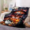1pc Halloween Cat Costume Blanket Lightweight Blanket Throw Blanket For Sofa, Bed, Travel, Camping, Livingroom, Office, Couch, Chair yy251010015