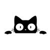 Peeking Cat Animal Car Styling Auto Window Durable Stickers Automobile Body Trunk Bumper Funny Decals  Car Accessories