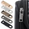 1/10pcs Durable Tool Free Zipper Repair Instant Replacement Metal Pull Slider Universal Detachable for Luggage Bags Clothing