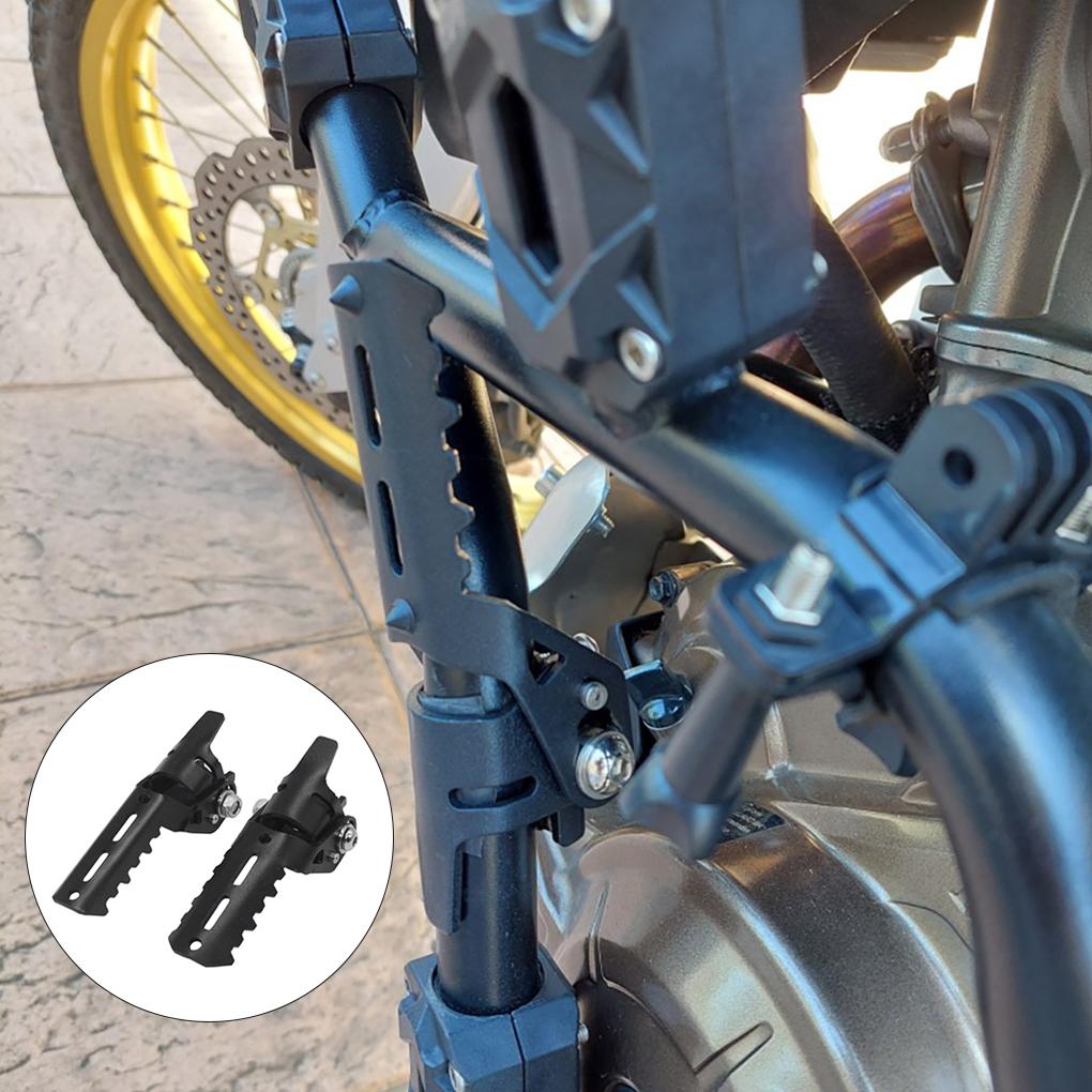 Balení 2 stupaček na motocykl Složená stupačka Pedál Oprava stupaček Náhrada za F 800 GS Adventure S1000XR Black