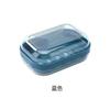 1PC Dustproof Soap Box with Lid No Drill Creative Drainage Design for Bathroom Home Cute Soap Storage Organizer Soap Container