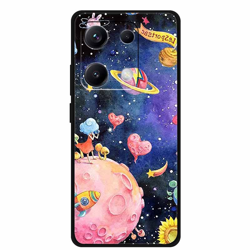 For Xiaomi Redmi Note 14S Case 2025 Soft Black TPU Phone Case Redmi Note 14S Silicone Back Cover For Redmi Note 14S 14 S Fundas