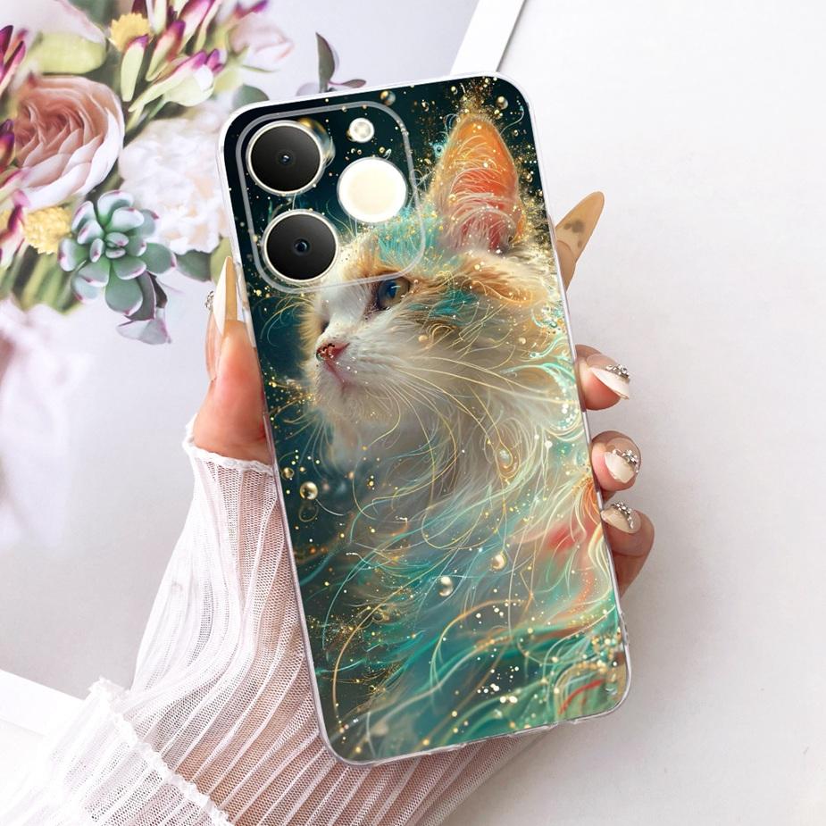 For Realme Note 70 Note70 T Case RMX5313 Cute Cat Painted Cover Soft Slim Phone Case For Realme Note 70T Narzo 80 LIte 4G Fundas