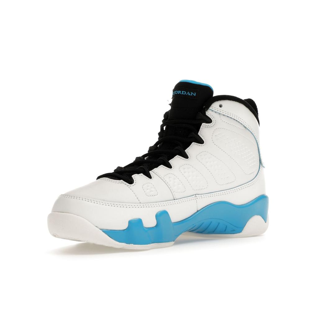 Air Jordan 9 Retro GS Powder Blue 2024 Kids Sneakers White Summit-White Black FV0143-101