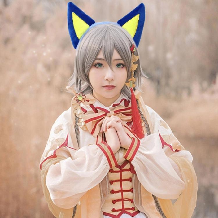 Cosplay Anime Character Headband Plush Funny Dog Ear Shape Hair Hoop for Girl