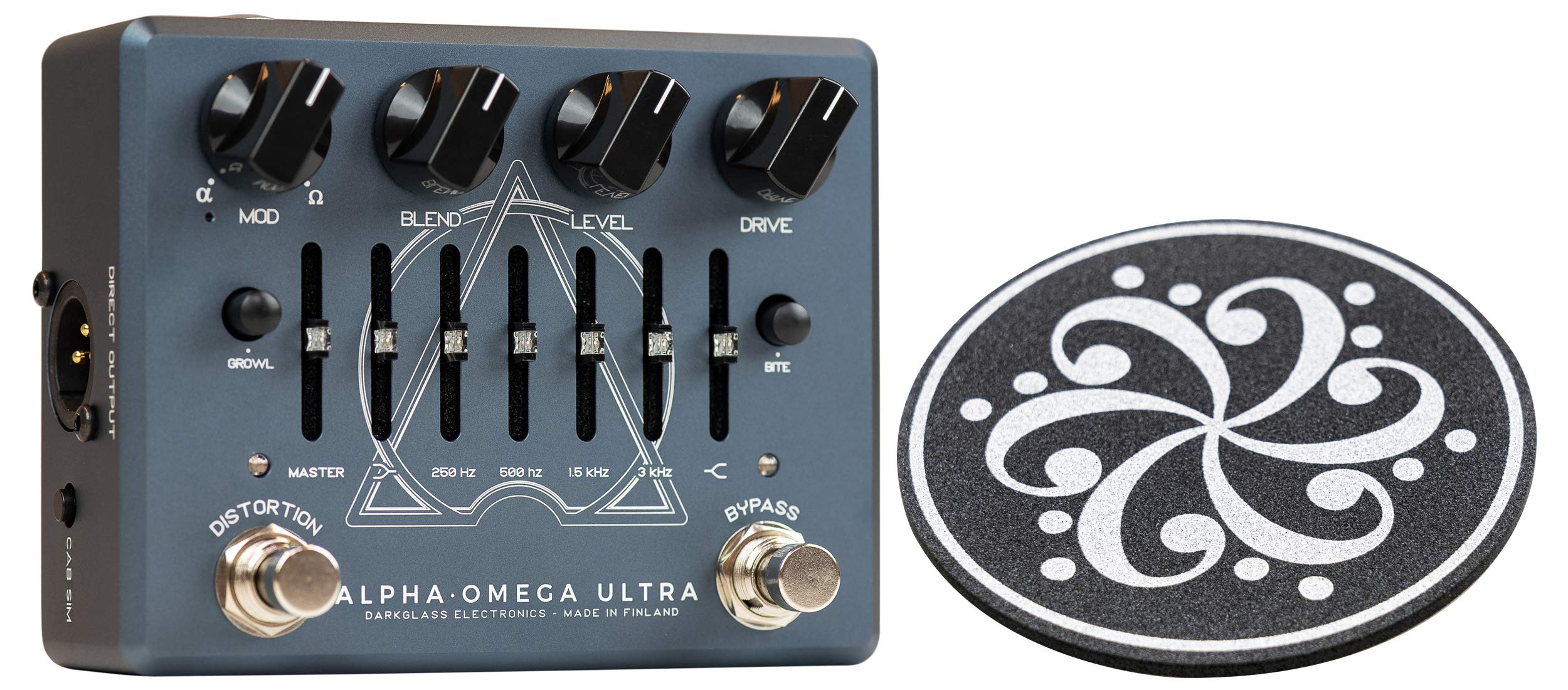 

Darkglass Electronics Alpha Omega Ultra V2 Bass Effects Preamp/Overdrive with AUX IN, Coaster Included [Official Japanese Product]