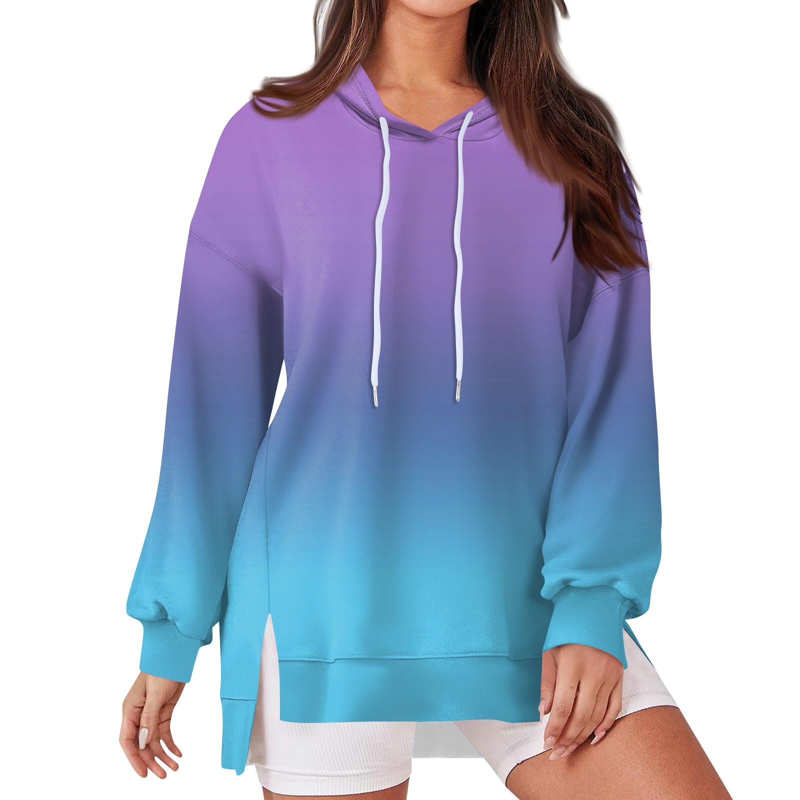 Женская модная повседневная толстовка с капюшоном — фото 9