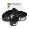 3Pcs Nonstick Cheesecake Pans Leakproof Round Cake Pans Springform Pans with Removable Bottom Round Cake Mold Enduring
