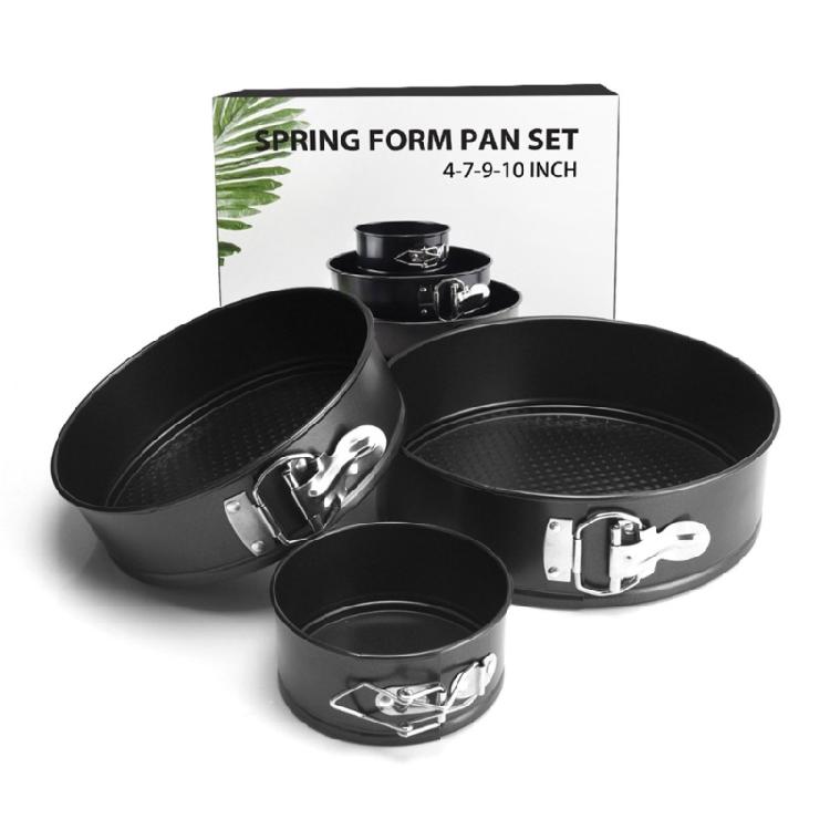 3Pcs Nonstick Cheesecake Pans Leakproof Round Cake Pans Springform Pans with Removable Bottom Round Cake Mold Enduring